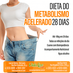 Dieta do Metabolismo Acelerado 28 dias GANHE 1 DIA DE DIETA LÍQUIDA